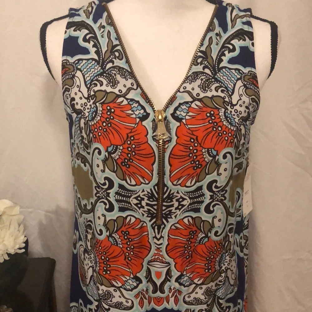 MSK Multicolor Sleeveless Dress - Picture 2 of 8
